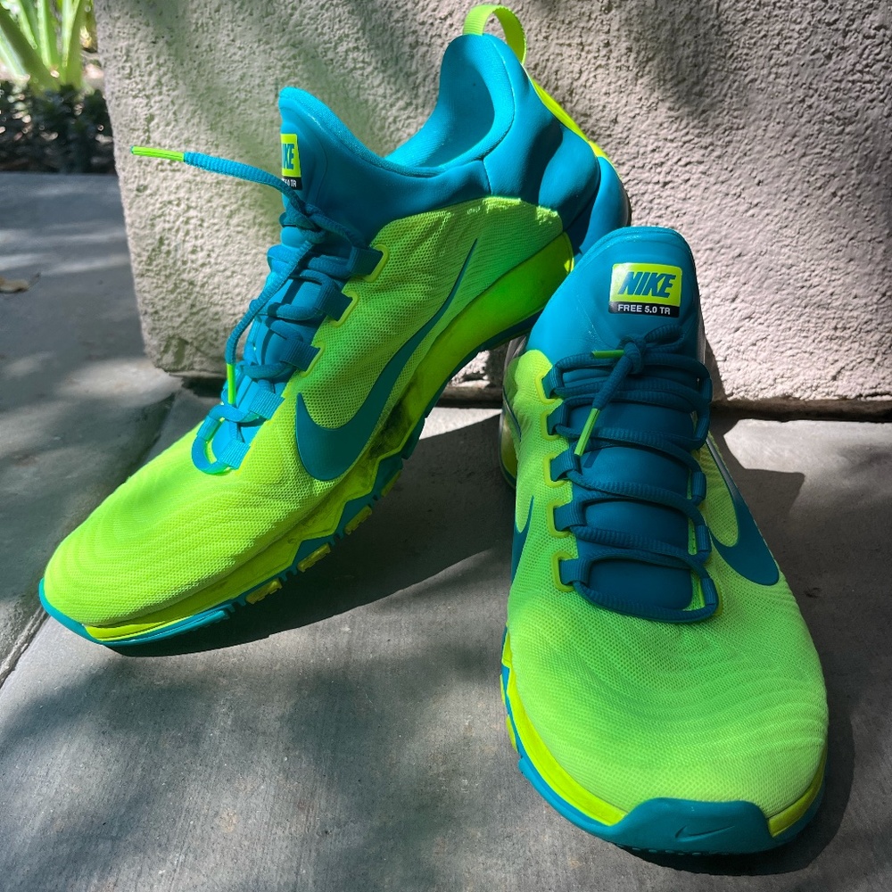 Nike Free Trainer 5.0 Green - 644671-730, size 15